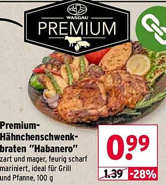 Premium-Hähnchenschwenkbraten "Habanero"
