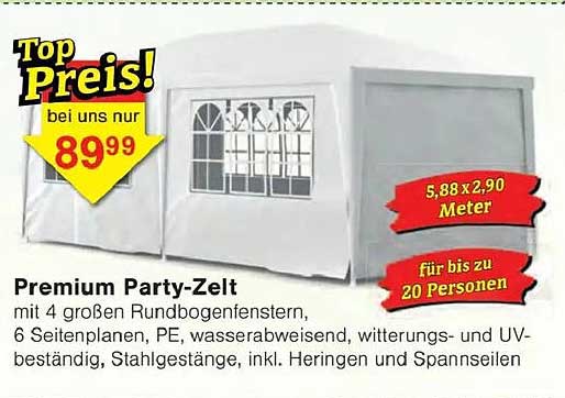 Premium Party-Zelt