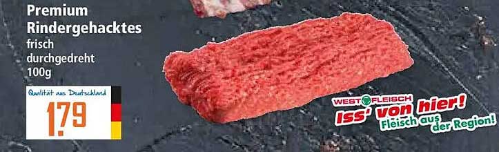 Premium Rindergehacktes frisch durchgedreht 100g