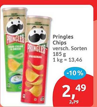 Pringles Chips versch. Sorten 185 g 1 kg = 13,46