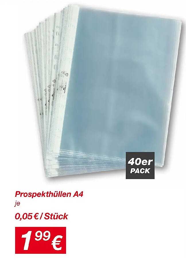 Prospekthüllen A4