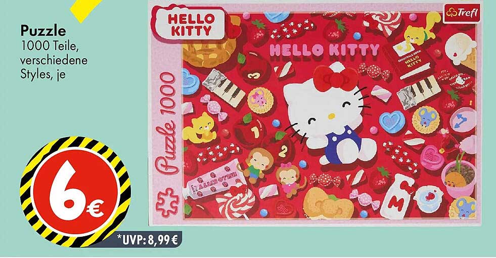 Puzzle 1000 Teile, verschiedene Styles, je