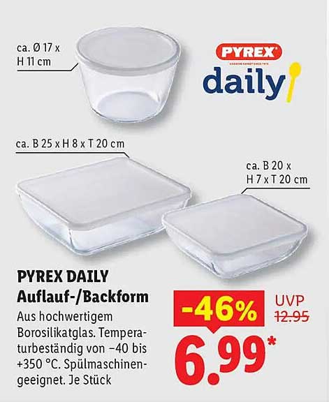 PYREX DAILY Auflauf-/Backform
