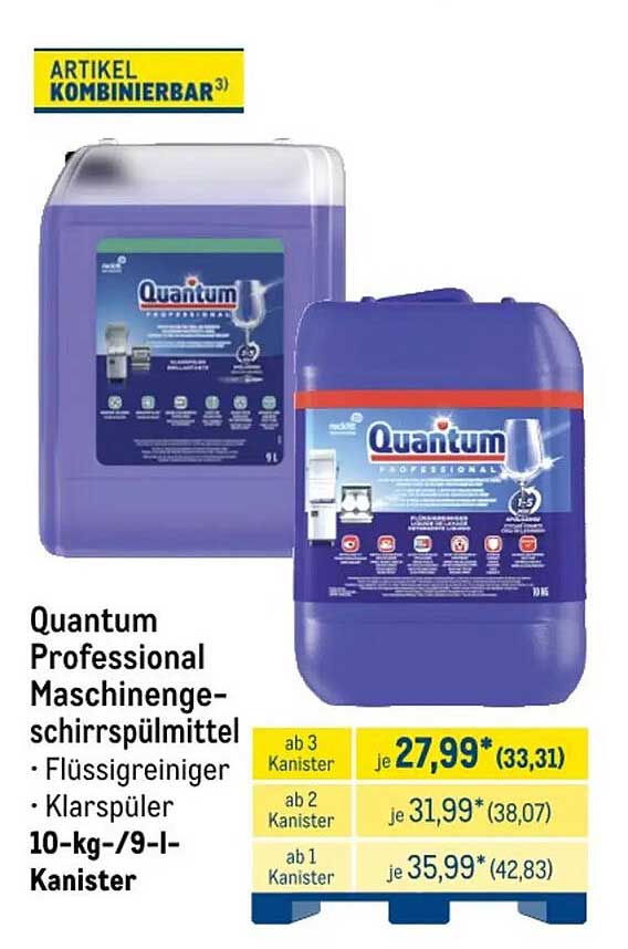 Quantum Professional Maschinengeschirrspülmittel