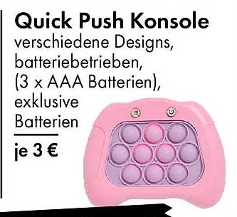 Quick Push Konsole