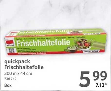 quickpack Frischhaltefolie 300 m x 44 cm Box