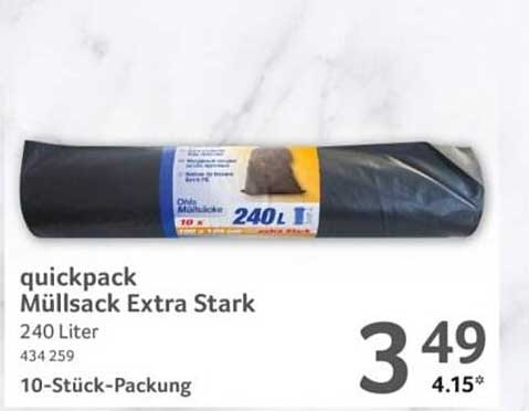 quickpack Müllsack Extra Stark