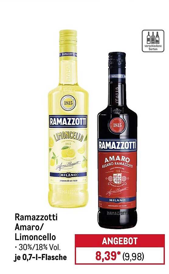 Ramazzotti Amaro/ Limoncello