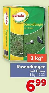 Rasendünger mit Eisen