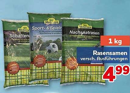 Rasensamen versch. Ausführungen