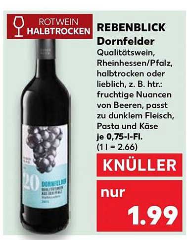 REBENBLICK Dornfelder