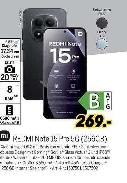 REDMI Note 15 Pro 5G (256GB)