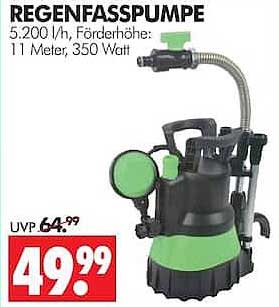 REGENFASSPUMPE