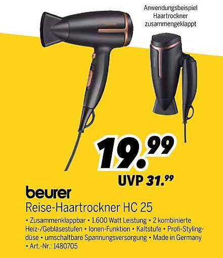 Reise-Haartrockner HC 25