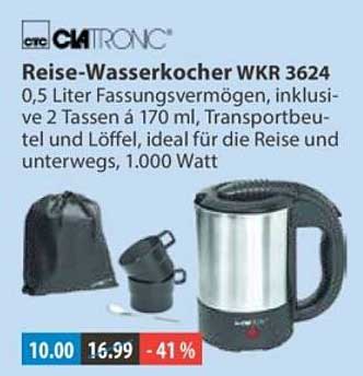 Reise-Wasserkocher WKR 3624