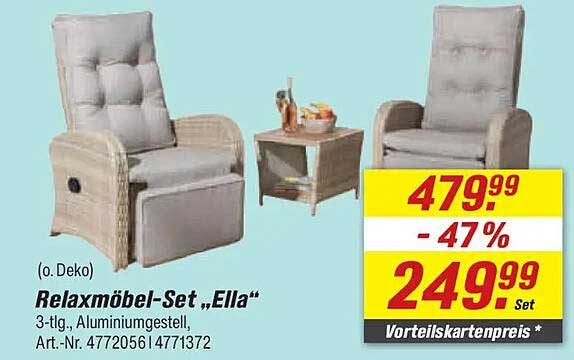 Relaxmöbel-Set „Ella“