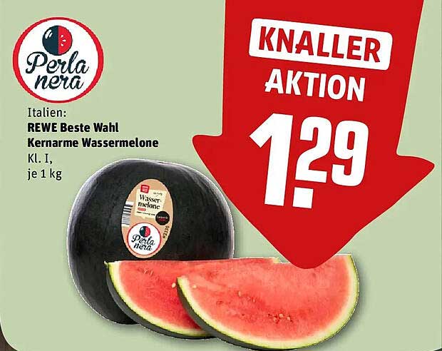 REWE Beste Wahl Kernarme Wassermelone