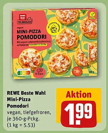 REWE Beste Wahl Mini-Pizza Pomodori