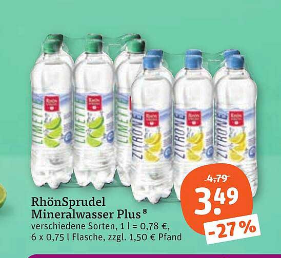 RhönSprudel Mineralwasser Plus