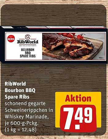 RibWorld Bourbon BBQ Spare Ribs