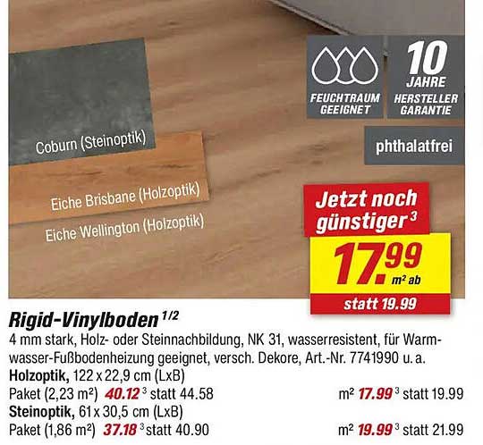 Rigid-Vinylboden 1/2