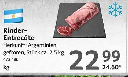 Rinder-Entrecôte