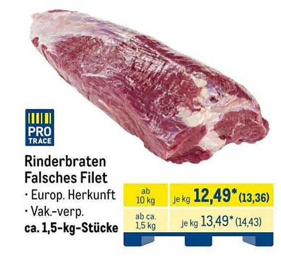 Rinderbraten Falsches Filet