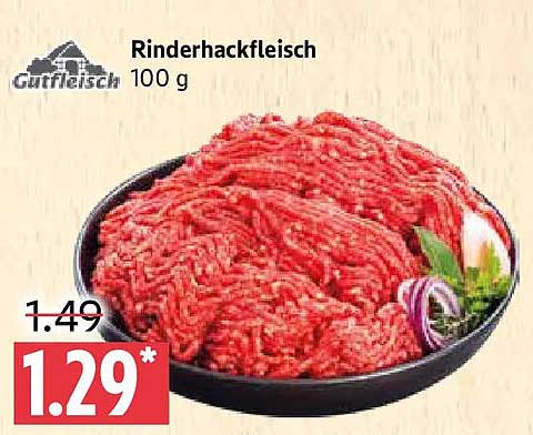 Rinderhackfleisch 100 g