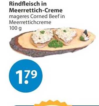 Rindfleisch in Meerrettich-Creme