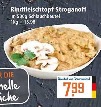 Rindfleischtopf Stroganoff
