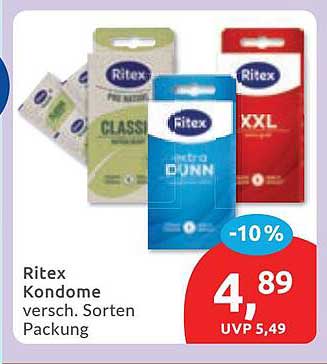 Ritex Kondome
versch. Sorten
Packung