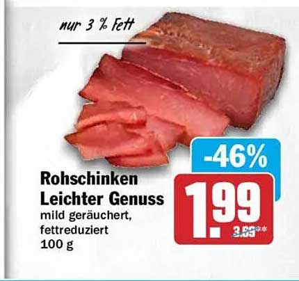 Rohschinken Leichter Genuss