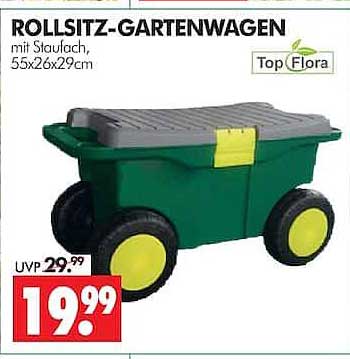 ROLLSITZ-GARTENWAGEN