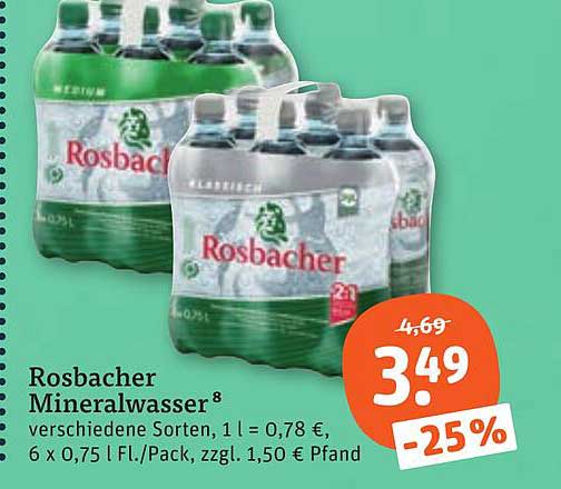 Rosbacher Mineralwasser