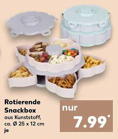 Rotierende Snackbox