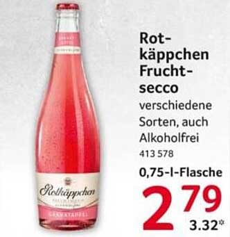 Rotkäppchen Frucht-secco verschiedene Sorten, auch Alkoholfrei