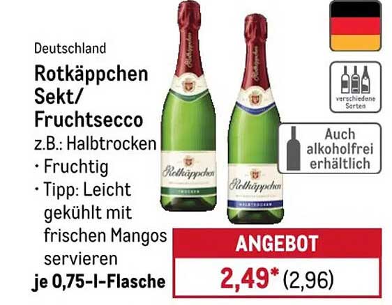 Rotkäppchen Sekt/ Fruchtsecco