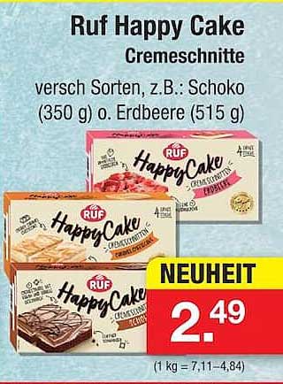 Ruf Happy Cake Cremeschnitte