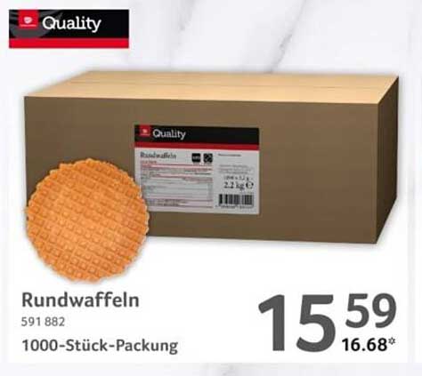 Rundwaffeln 1000-Stück-Packung