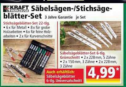 Säbelsägen-/Stichsägeblätter-Set