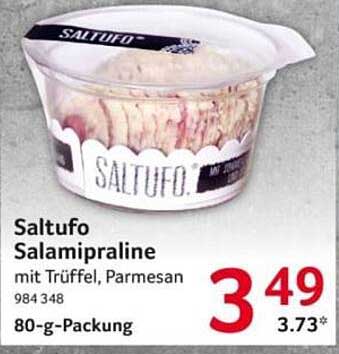 Saltufo Salamipraline mit Trüffel, Parmesan