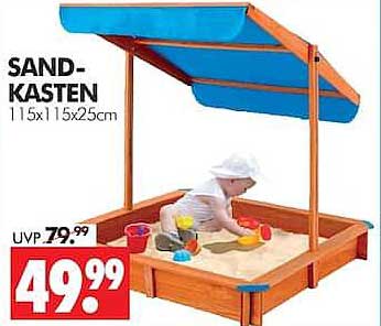 SAND-KASTEN 115x115x25cm