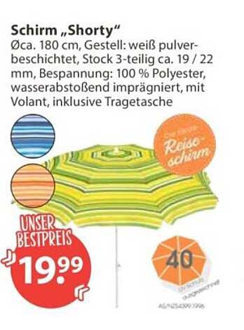 Schirm „Shorty“