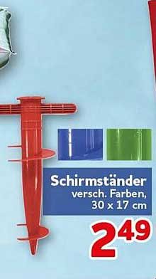 Schirmständer versch. Farben, 30 x 17 cm