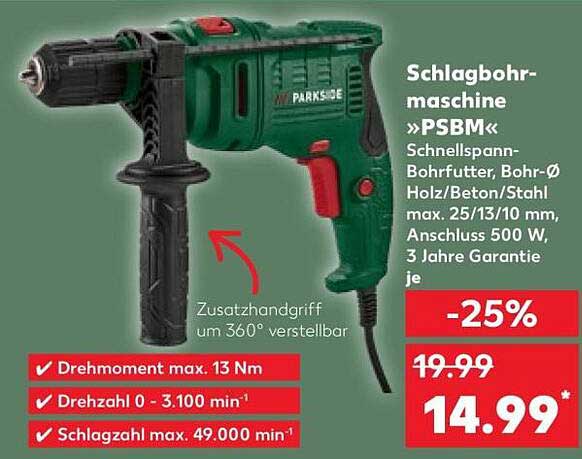 Schlagbohrmaschine »PSBM«