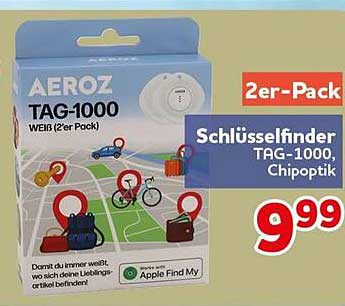 Schlüsselfinder TAG-1000, Chipotik