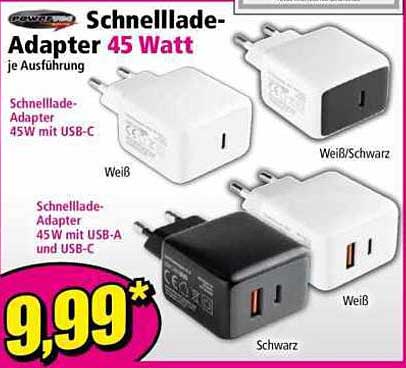 Schnelllade-Adapter 45 Watt