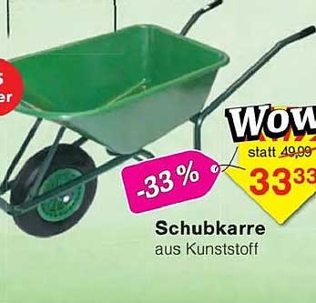 Schubkarre aus Kunststoff
