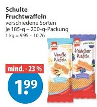 Schulte Fruchtwaffeln