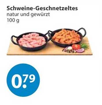 Schweine-Geschnetzeltes natur und gewürzt 100 g